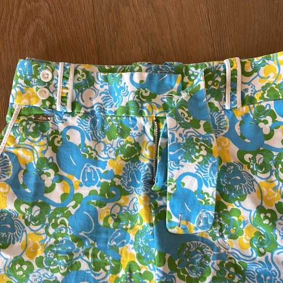 Lilly Pulitzer Jungle Cat Bermuda Shorts - 6 - Picture 4 of 6